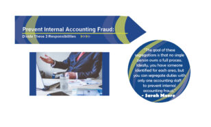 Man talking about ways to prevent internal accounting fraud